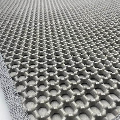 Double Layer Honeycomb Cat Litter Mat, 1 Count Durable & Washable Non-Slip Cleaning Solution for Pet Toilet, Litter Tray Litter Box & Kennel, Pet Litter Box Enclosure Supplies, Valentine'S Day Gift, Men Gifts, Litter Pellets Pad