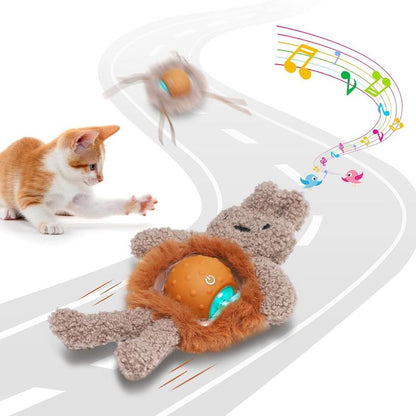 Txfny Interactive Cat Toys for Indoor Cats, Electric Cat Mouse Toy, Automatic Kitten Toys for Bored Indoor Adult Cats, Motion Activated, Fast Rolling on Carpet, USB Rechargeable